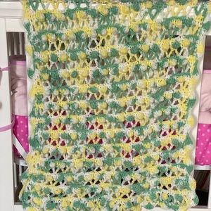 Handmade crochet blanket